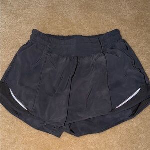 Women's Black/Marble Lululemon Athletic Shorts